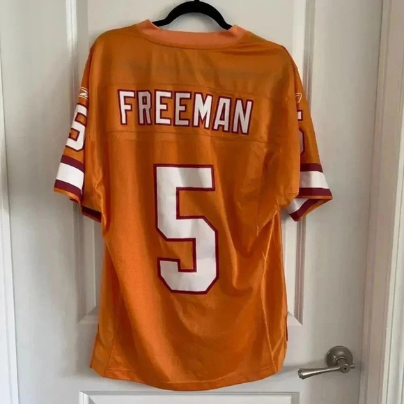 NFL REEBOK STITCHED ONFIELD JERSEY FREEMAN TAMPA BAY BUCCANEERS Size Small - Picture 4 of 5